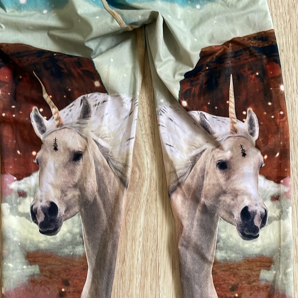 Teeki unicorn leggings size M - Picture 2 of 5
